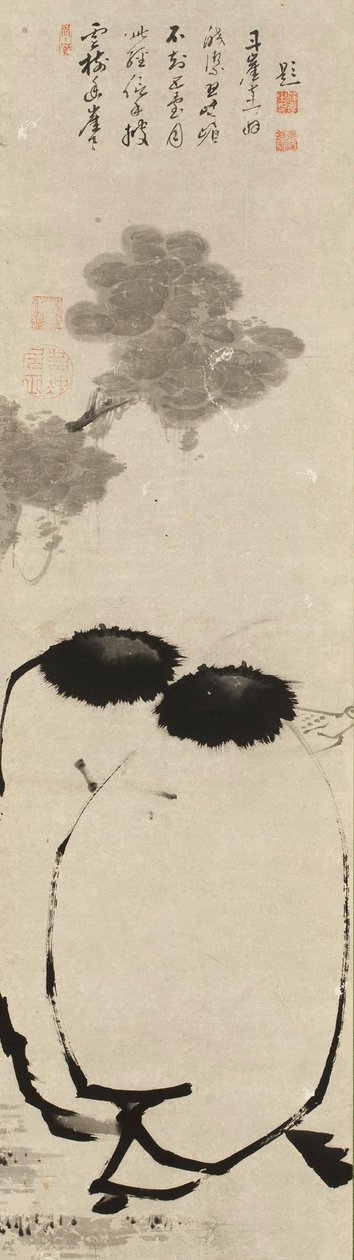 Hanshan and Shide, c. 1763 by Ito Jakuchu
