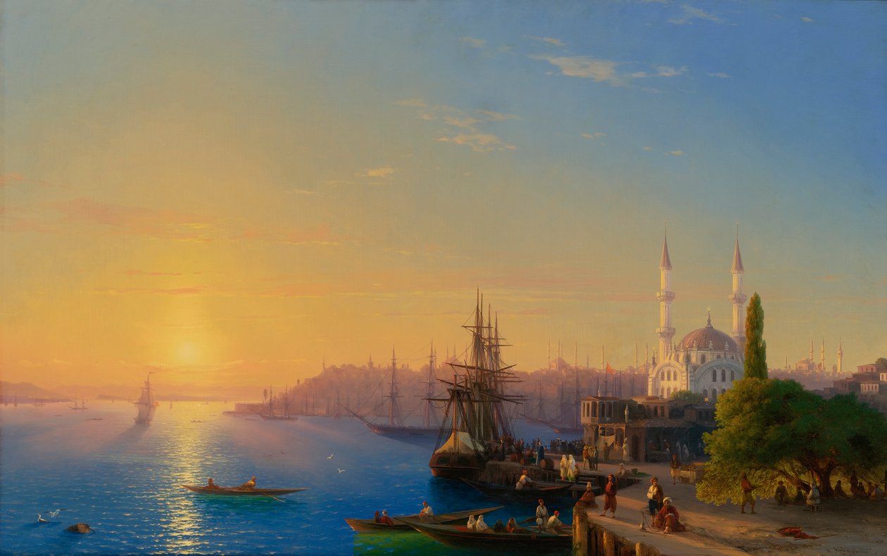 View of Constantinople and the Bosphorus by Ivan Konstantinovich Aivazovsky