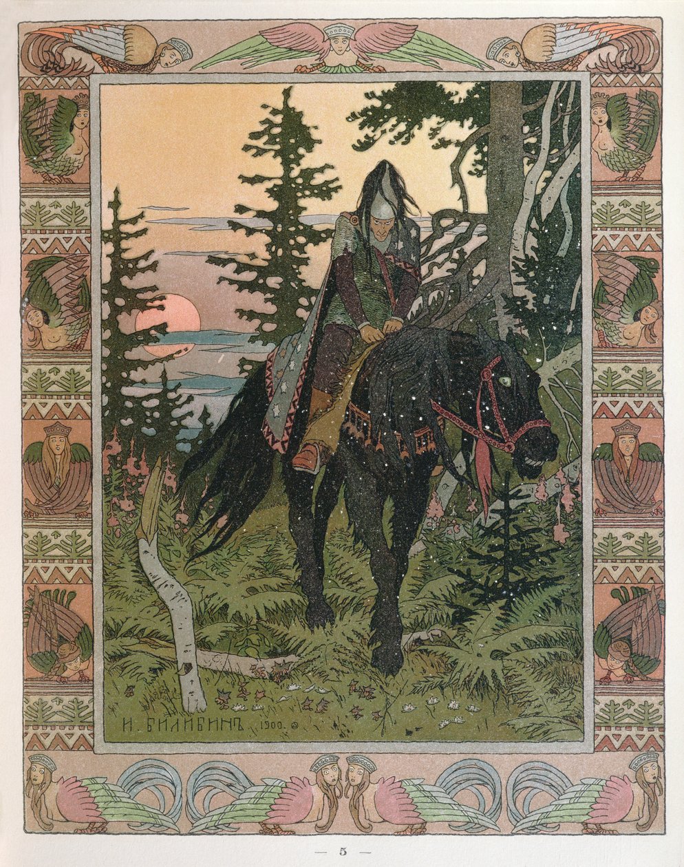 The Black Rider, an episode from the Russian Fairy Story 