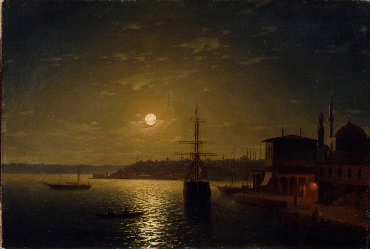 Golden Horn, Turkey, after 1845 by Ivan Konstantinovich Aivazovsky