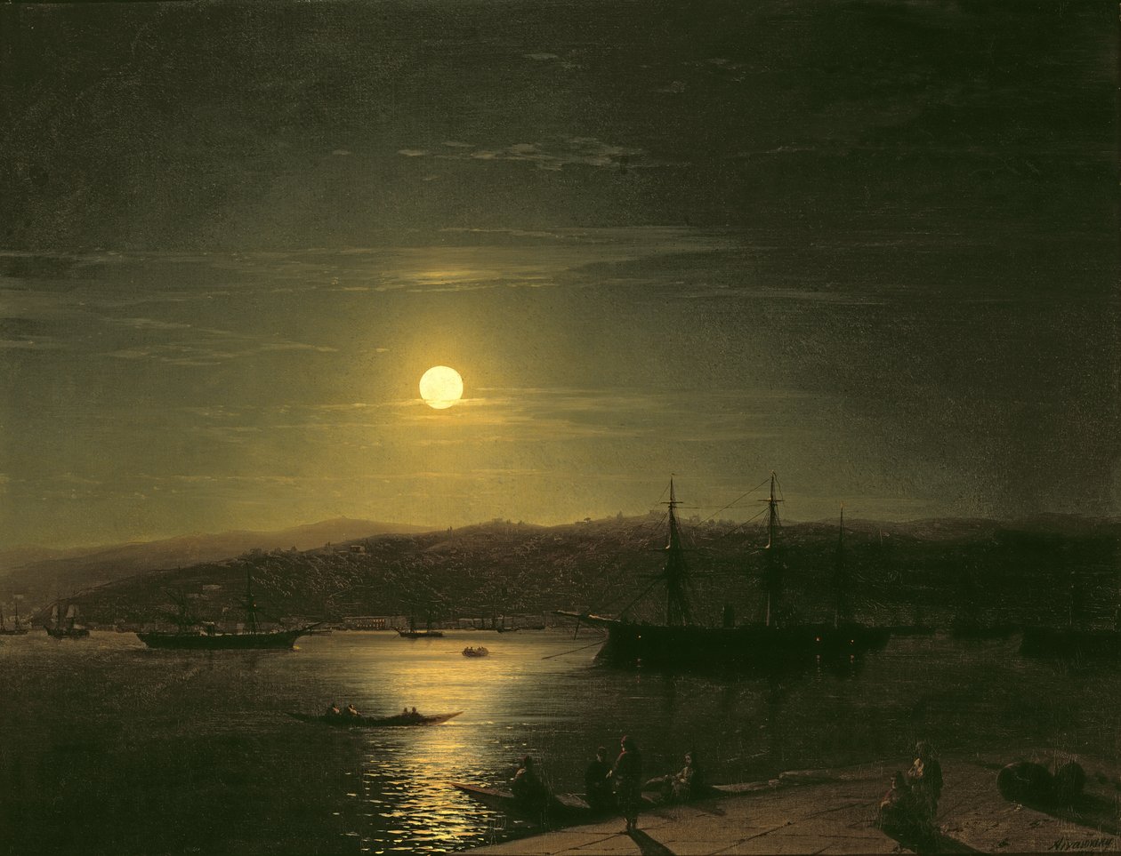 View of Constantinople by Ivan Konstantinovich Aivazovsky