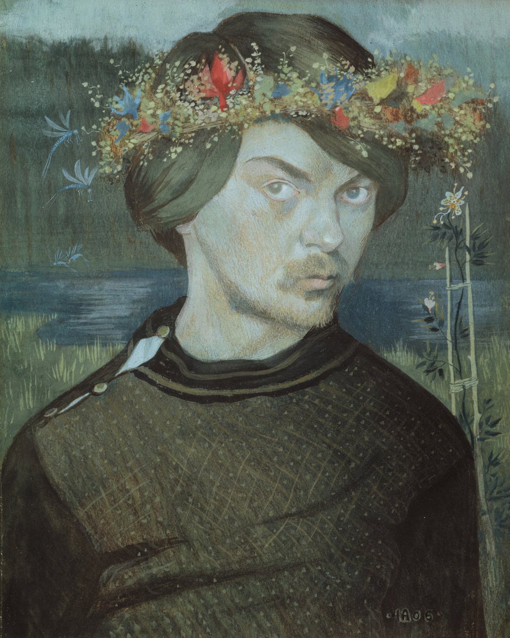Self-Portrait by Ivar Axel Henrick Arosenius