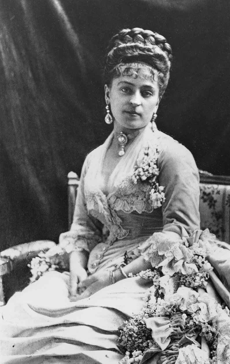 Portrait of Blanche Adeline Pierson by J. E. Tourtin