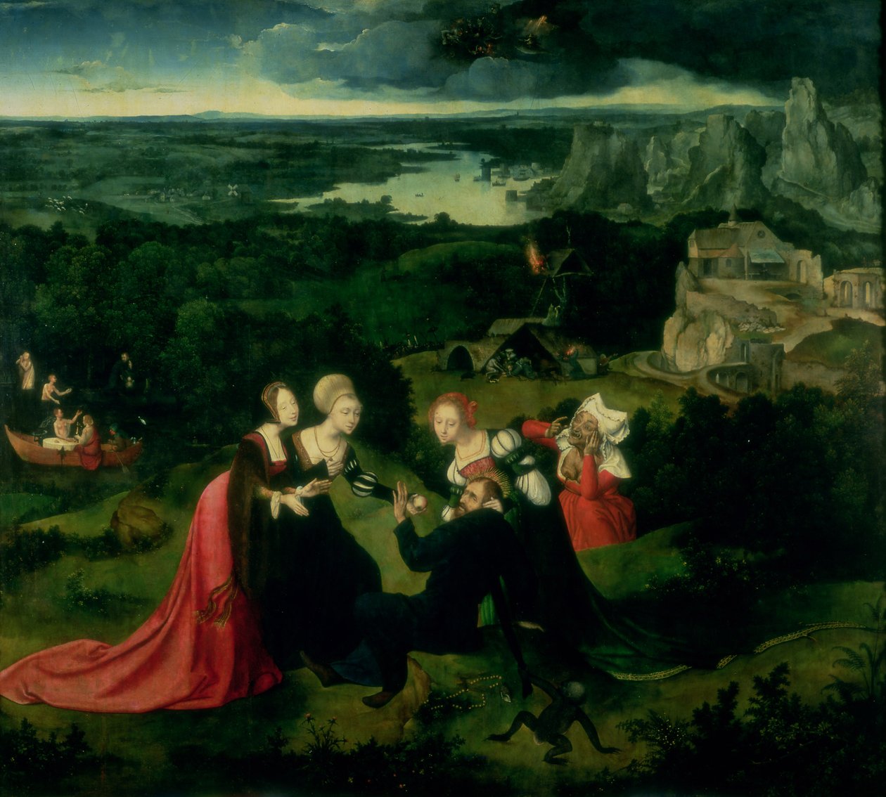 The Temptation of St. Anthony by J. and Massys Q. Patenier