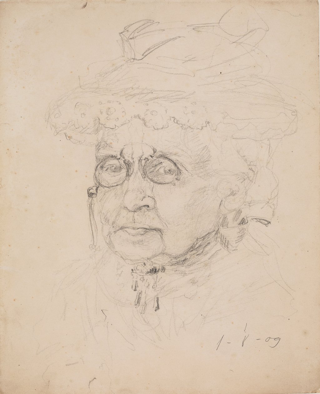 Woman with Lorgnette by J.A. Jerichau