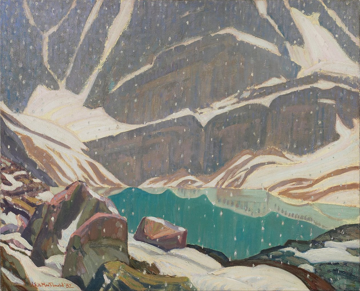 Mountain Solitude (Lake Oesa) by J.E.H. MacDonald