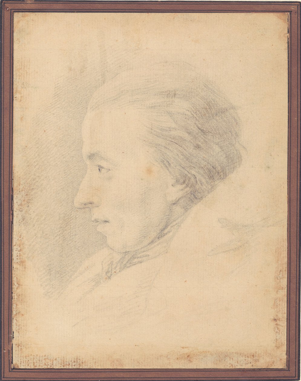 Portrait of the Poet Johannes Ewald (1743-81) by J.F. Clemens