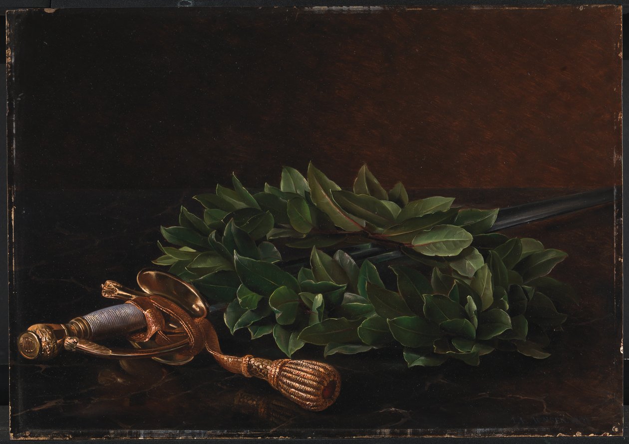A Sword with Laurel Wreath by J.L. Jensen