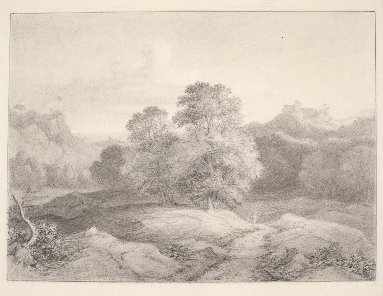 Landscape from the Surroundings of Rome by J.L. Lund