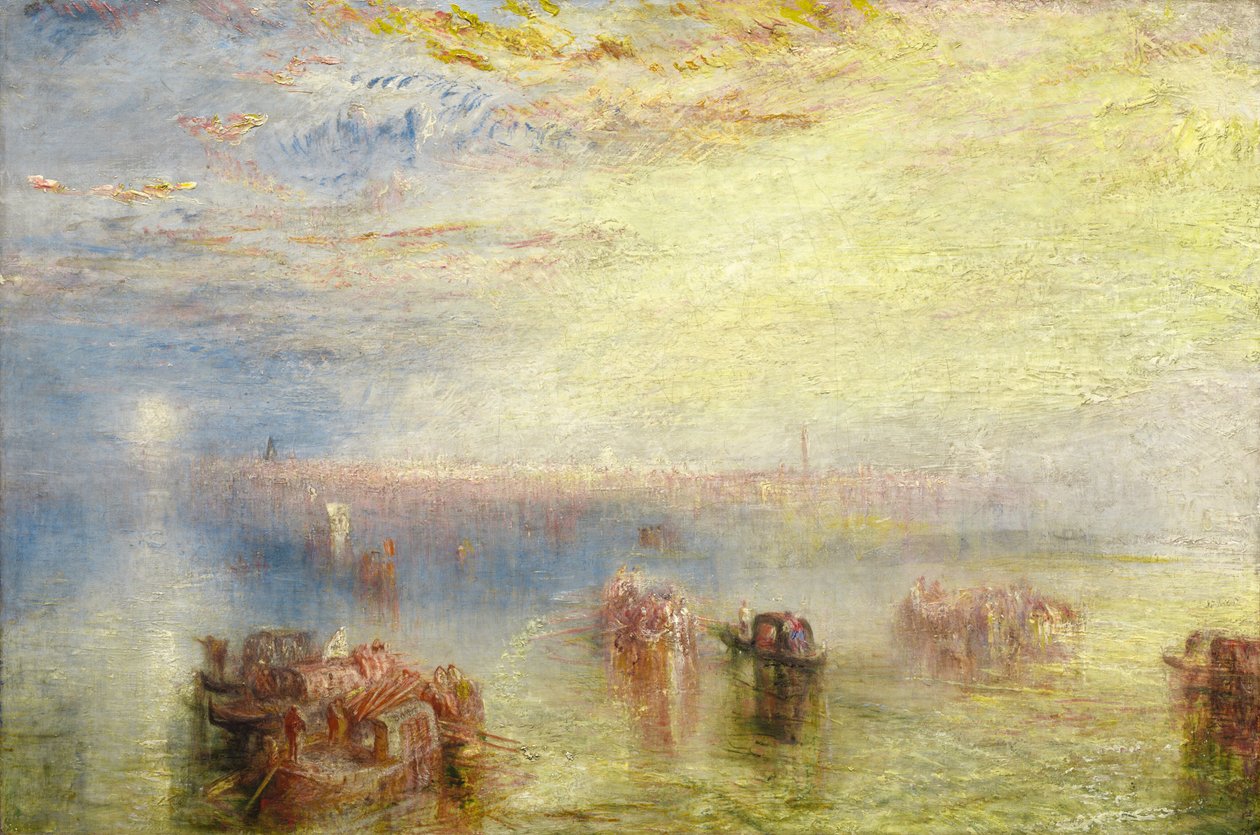 Approach to Venice, 1844 by Joseph Mallord William Turner