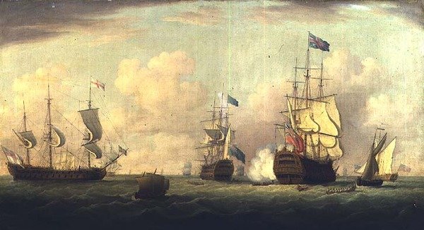Marine Scene by J. Ramsey
