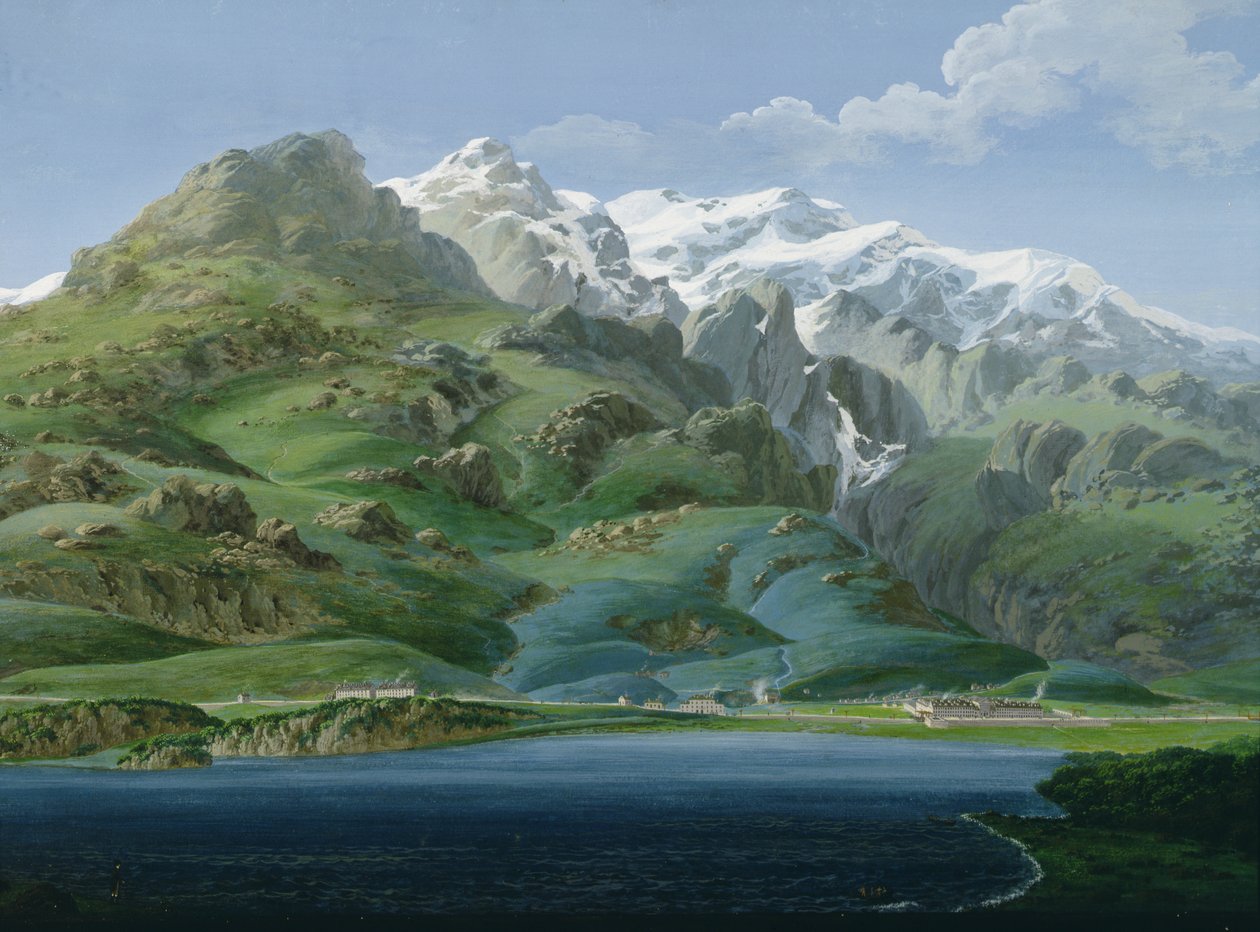 View of Mont Cenis by J. Reviglio
