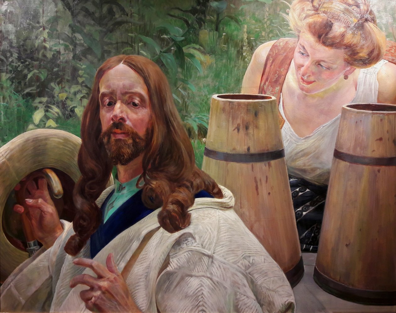 Christ and the Samaritan Woman by Jacek Malczewski