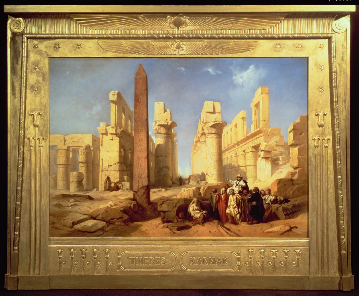 The Ruins of the Palace of Karnak at Thebes, 1856 by Jacob Jacobs