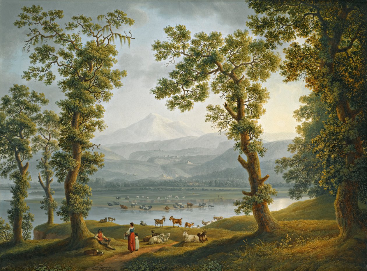View of Piedimonte by Jacob Philipp Hackert