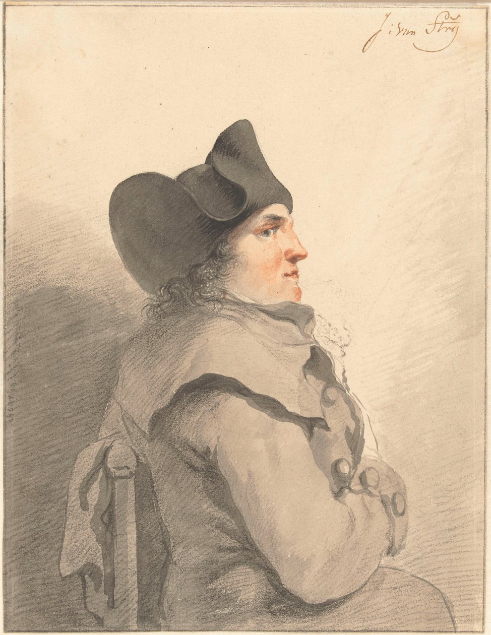 Portrait of a Man by Jacob van Strij