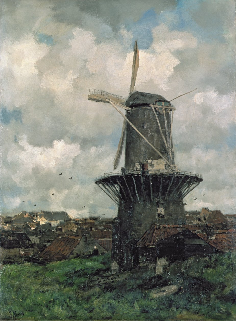 The Windmill by Jacob Henricus or Hendricus Maris