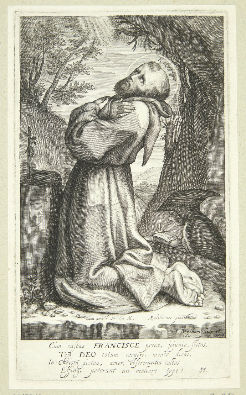 Francis of Assisi by Jacob Matham