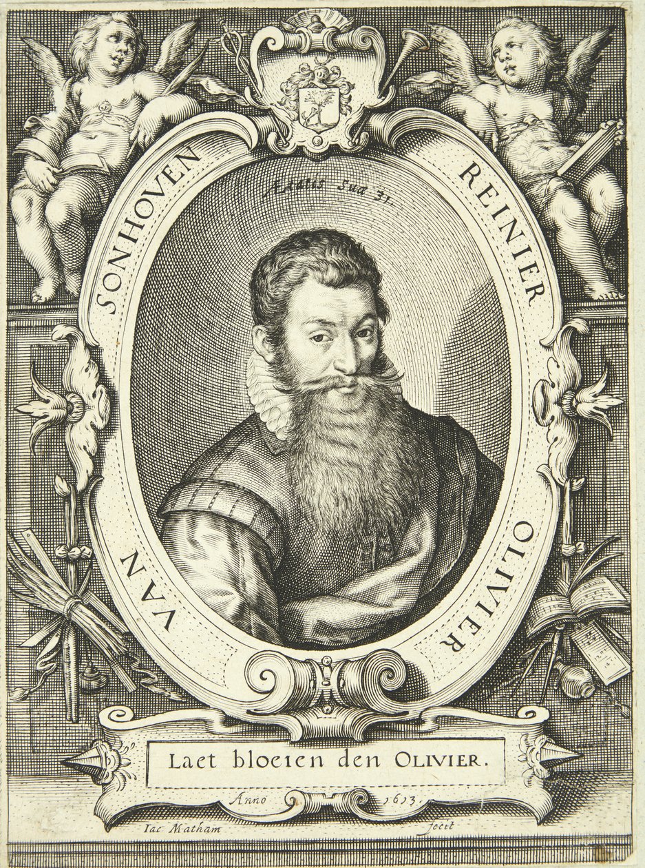 Portrait of Reinier Olivier van Sonhoven by Jacob Matham
