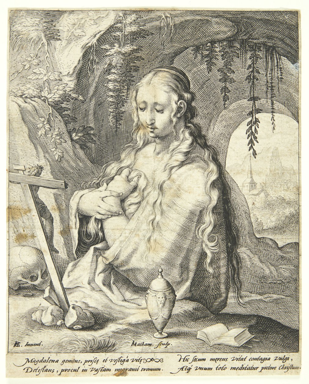 St. Mary Magdalene Repentant by Jacob Matham