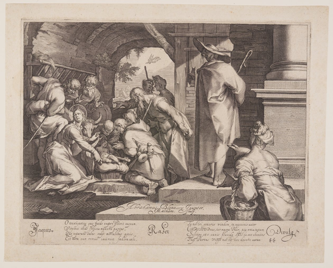 The Adoration of the Shepherds by Jacob Matham