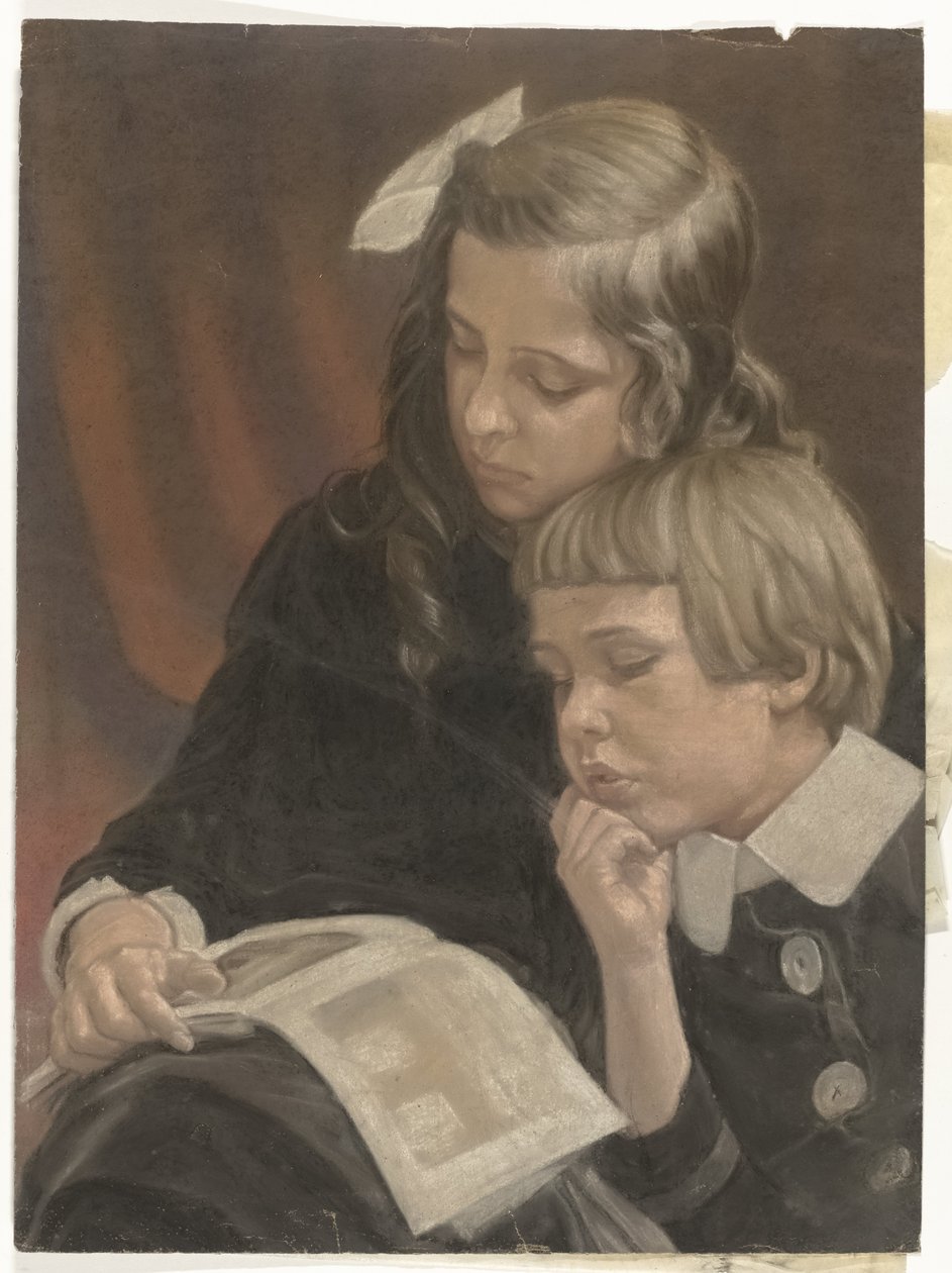 Portrait of Mies and Co Merkelbach by Jacob Merkelbach