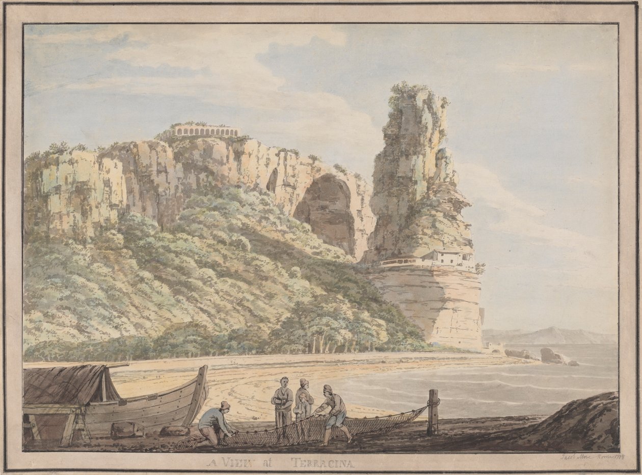 A View at Terracina by Jacob More
