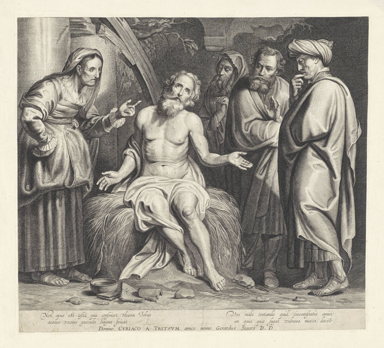 Job on the Dung Heap by Jacob Neefs (possibly)