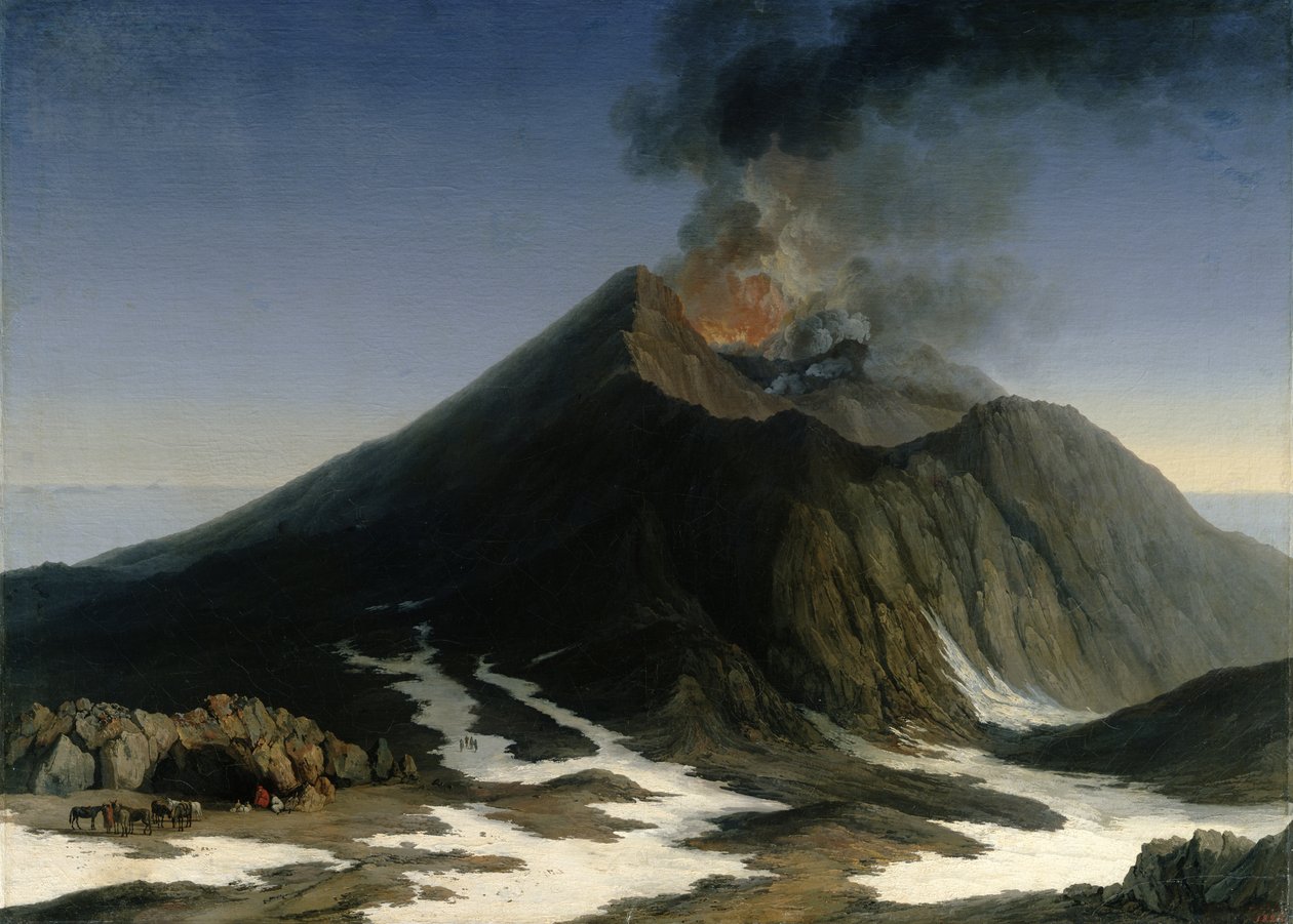 The Eruption of Etna by Jacob Philippe Hackert