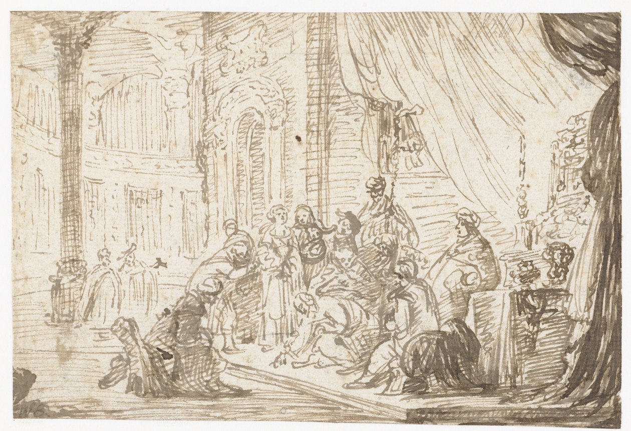 Christ and the Adulterous Woman by Jacob de Wet (II)
