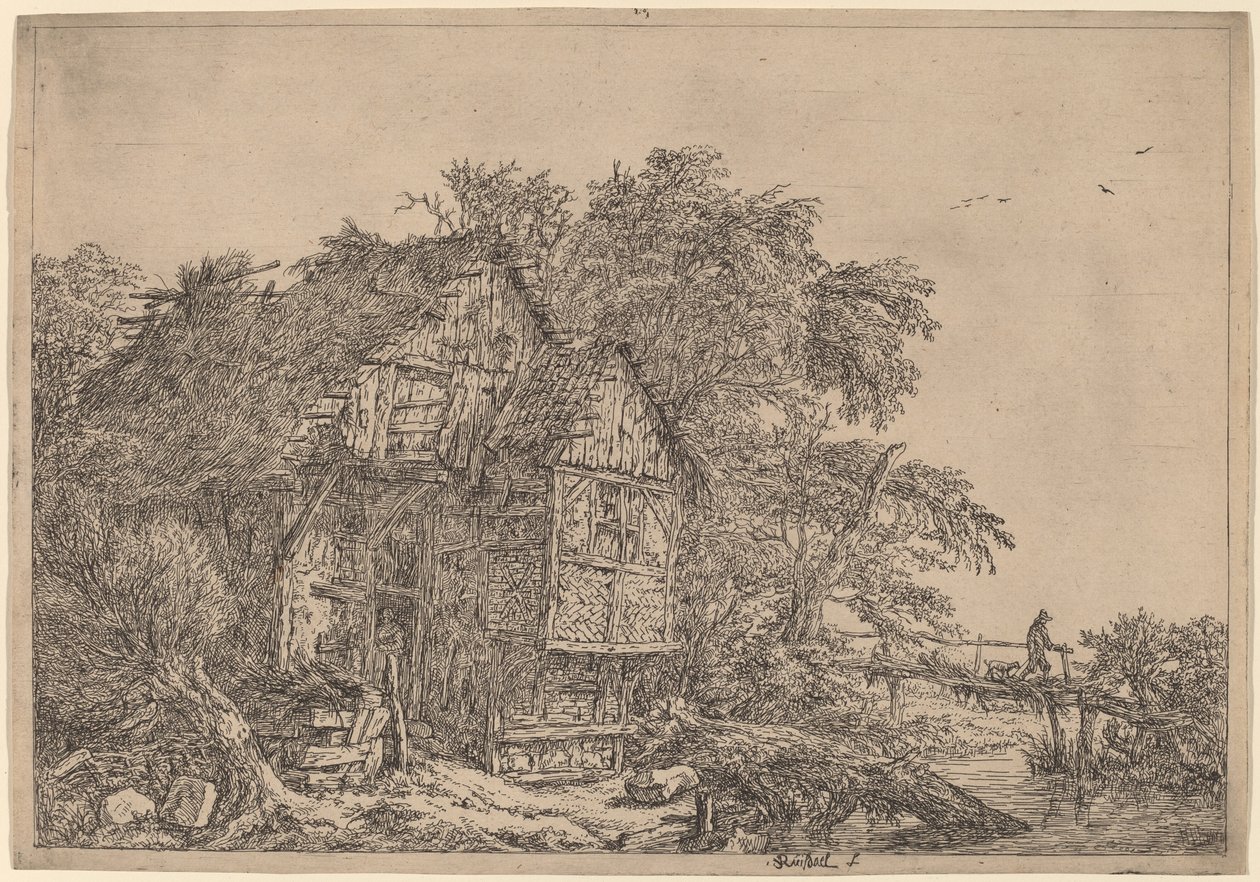 The Little Bridge by Jacob van Ruisdael