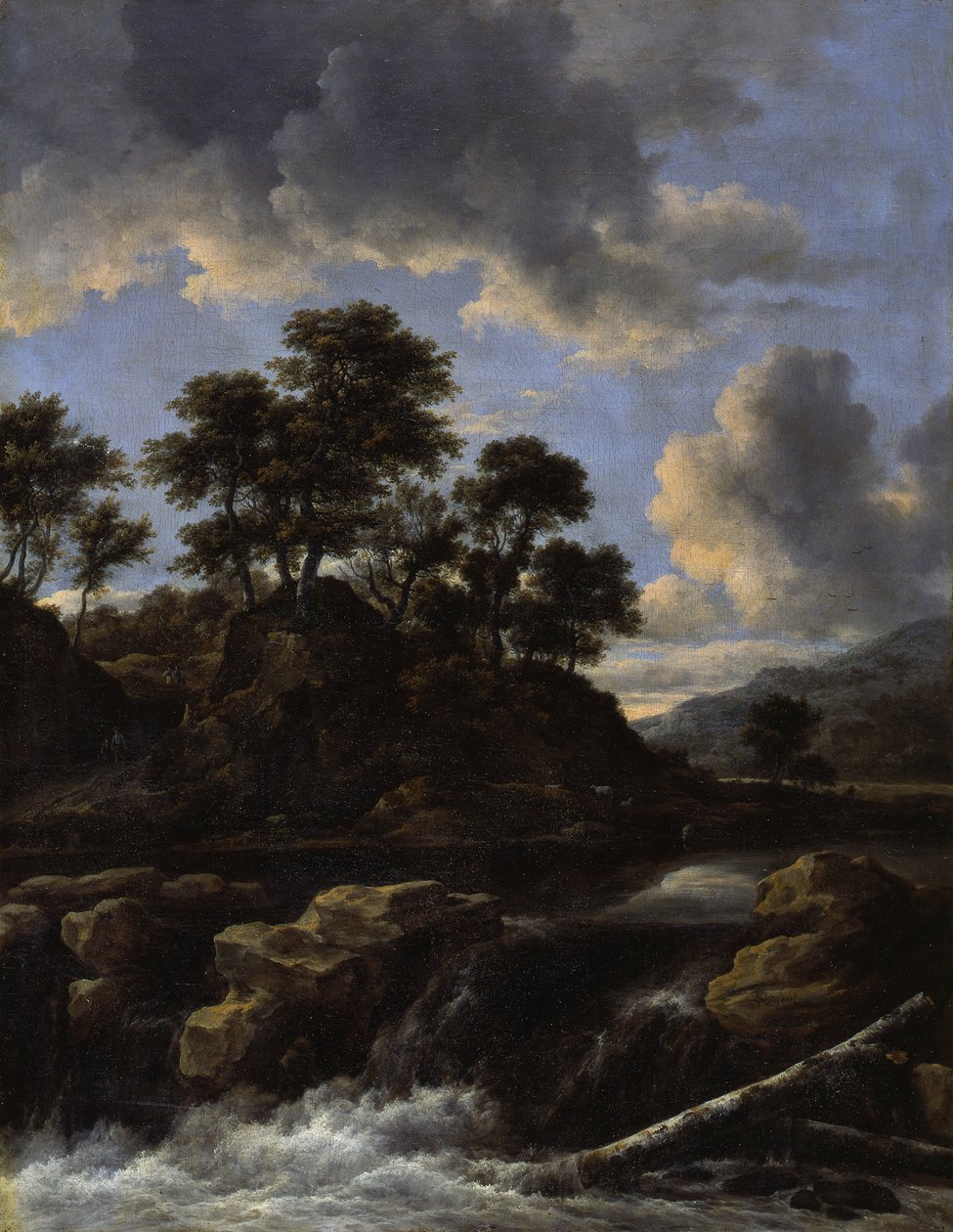The Waterfall by Jacob van Ruisdael