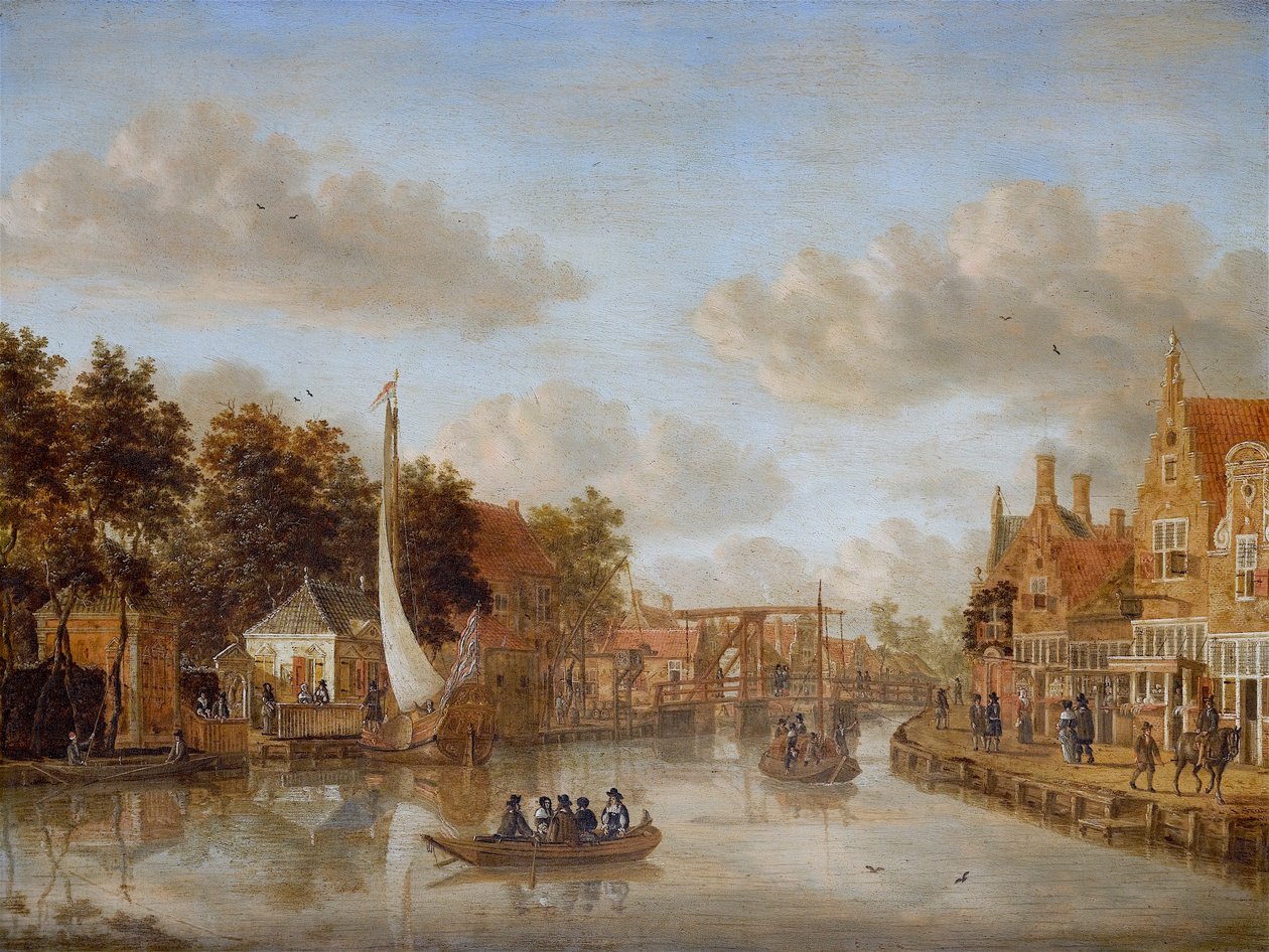 Amsterdam, A View on the Overtoom by Jacobus Storck
