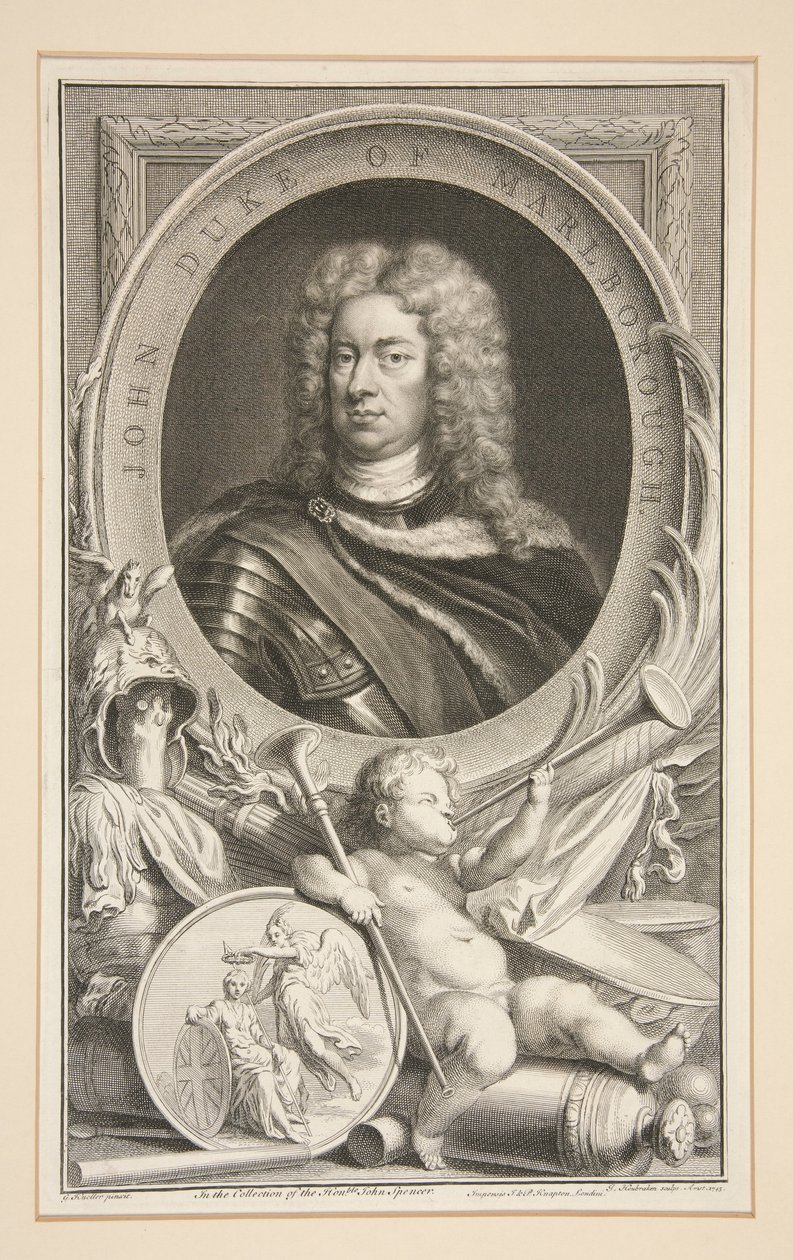 John, Duke of Marlborough by Jacobus Houbraken