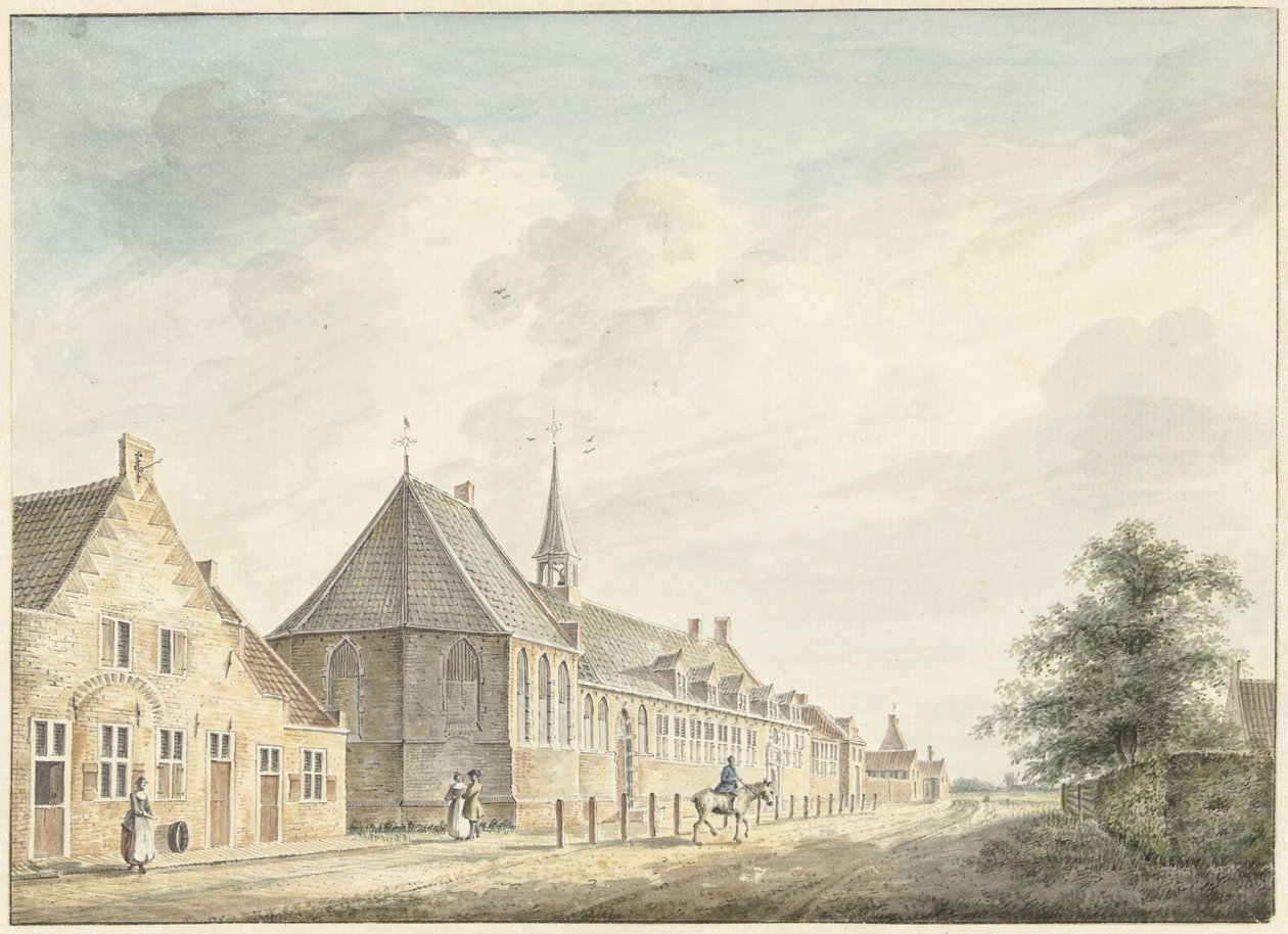 The Jobs Hospital in Utrecht by Jacobus Versteegen