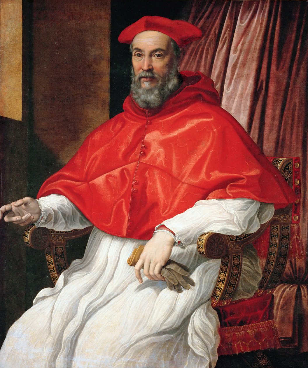 Portrait of a Cardinal by Jacopino del Conte