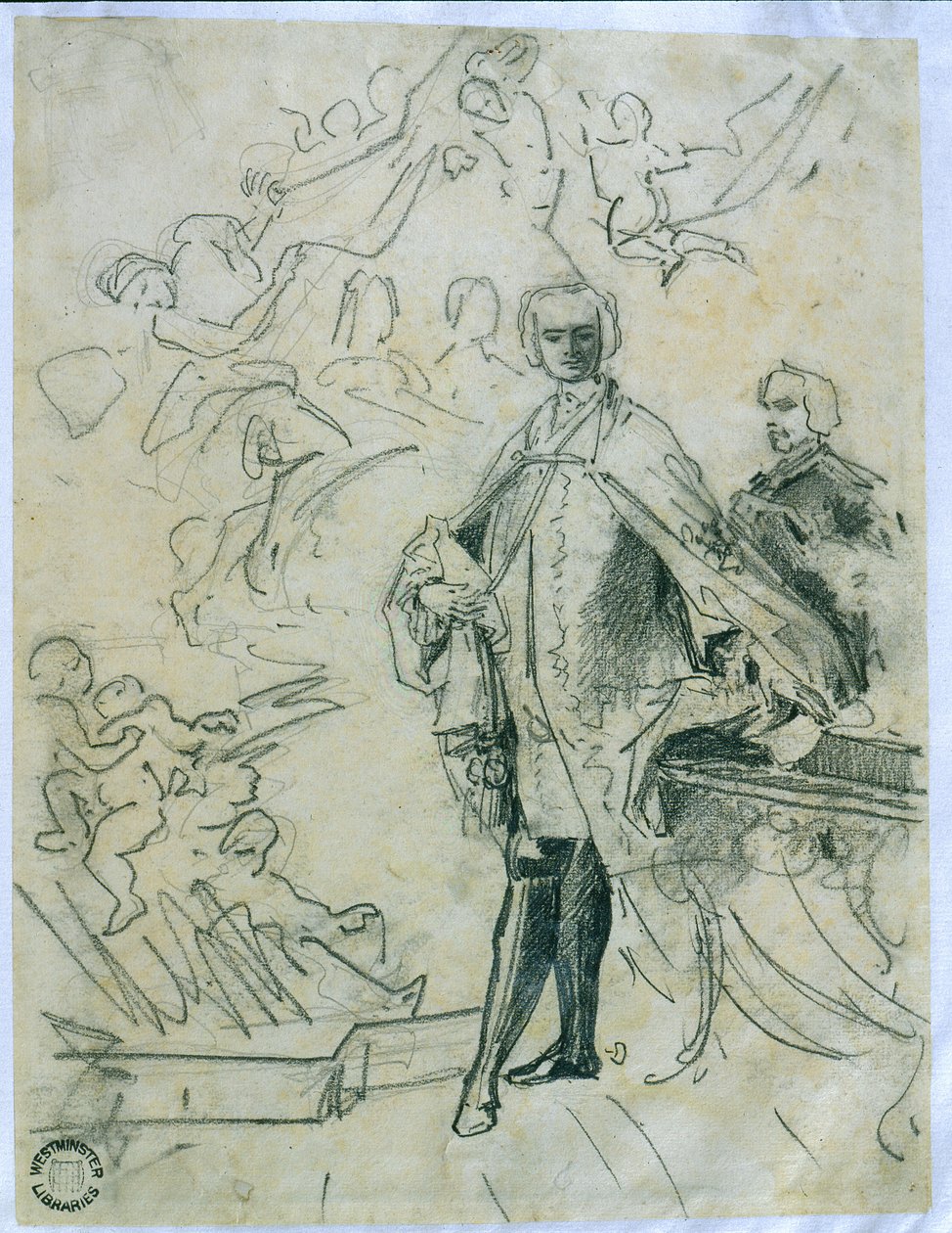 Sketch of Carlo Broschi 