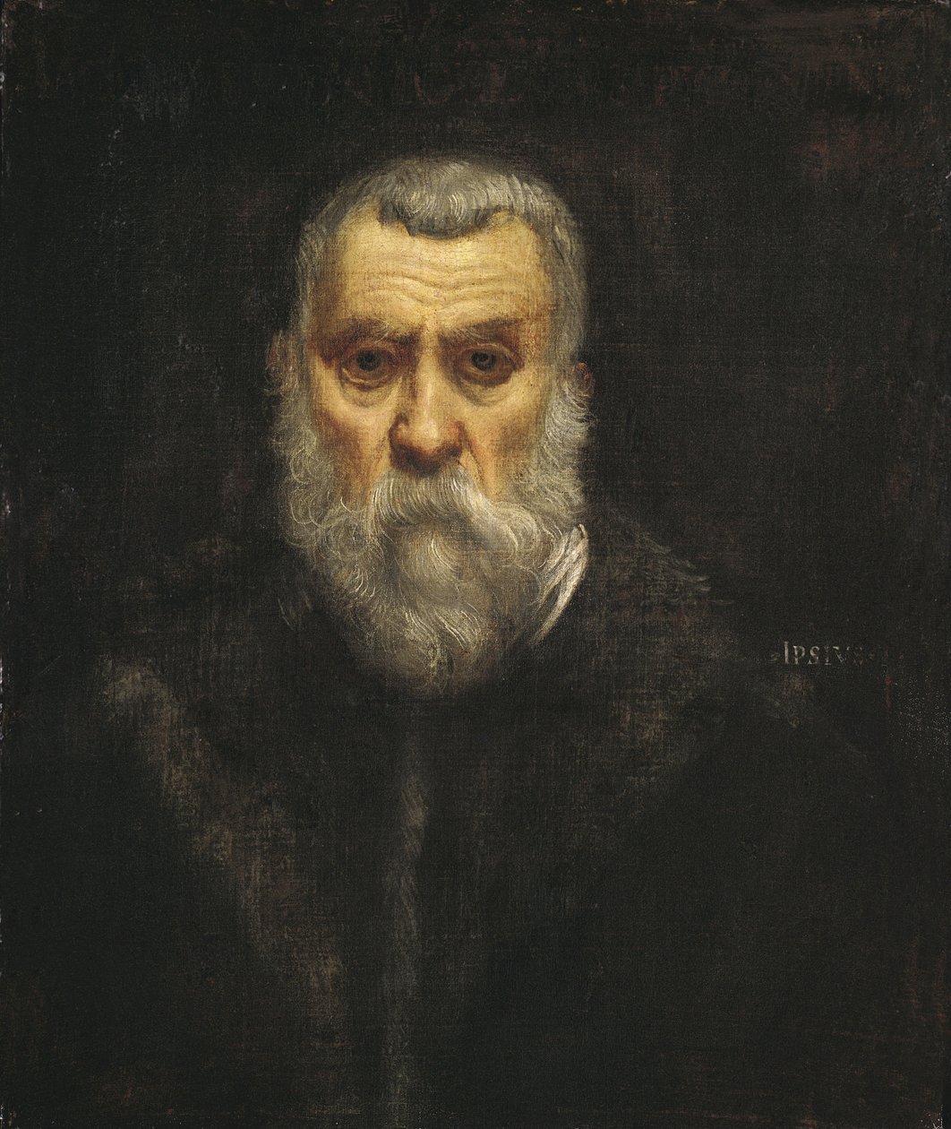 Self Portrait by Jacopo Robusti Tintoretto