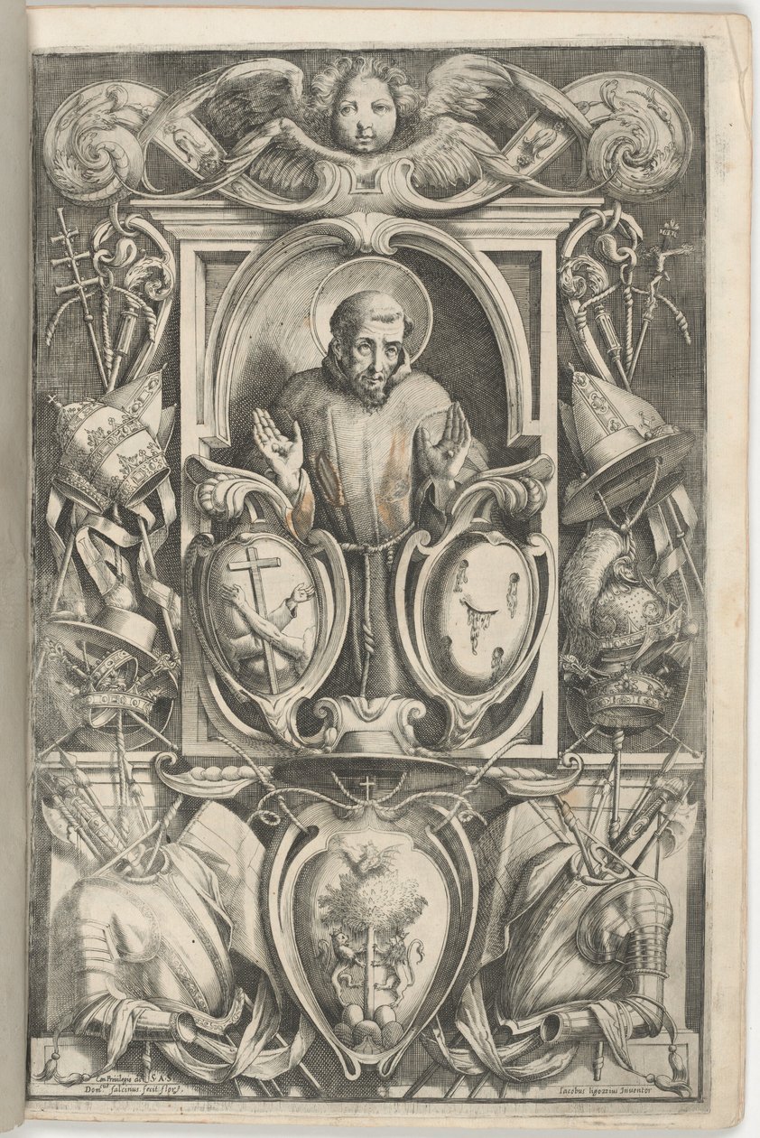 Frontispiece with Portrait of Saint Francis by Jacopo Ligozzi