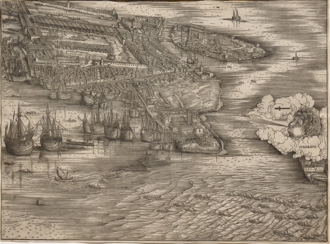 View of Venice by Jacopo de