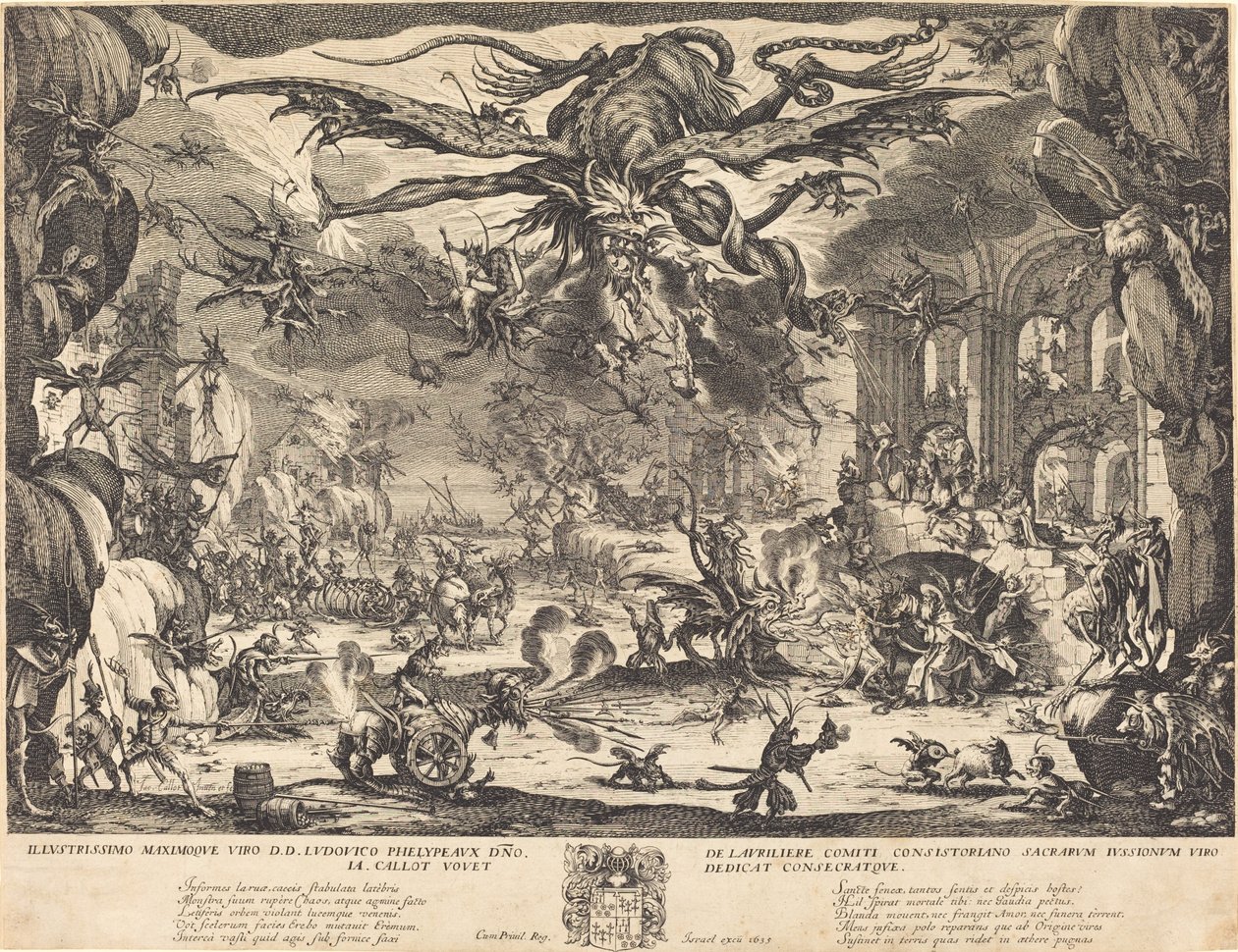 The Temptation of Saint Anthony (2nd Version) by Jacques Callot
