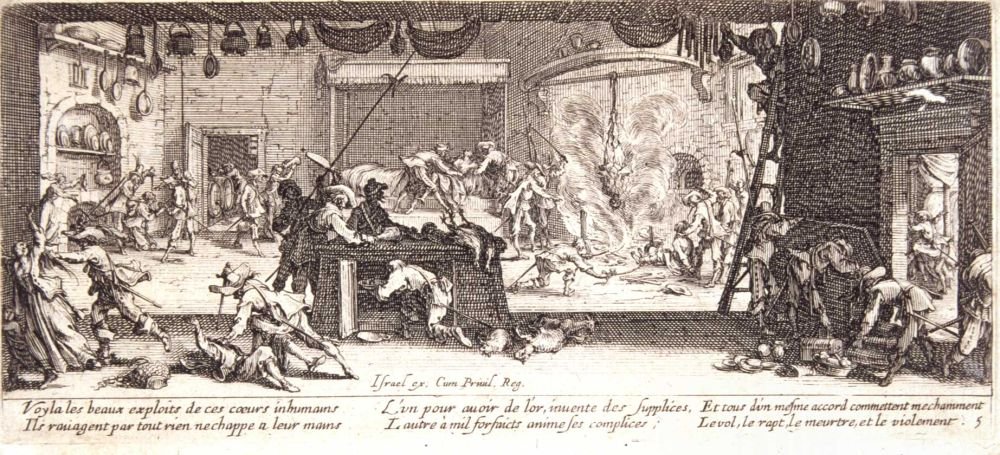 The Looting by Jacques Callot