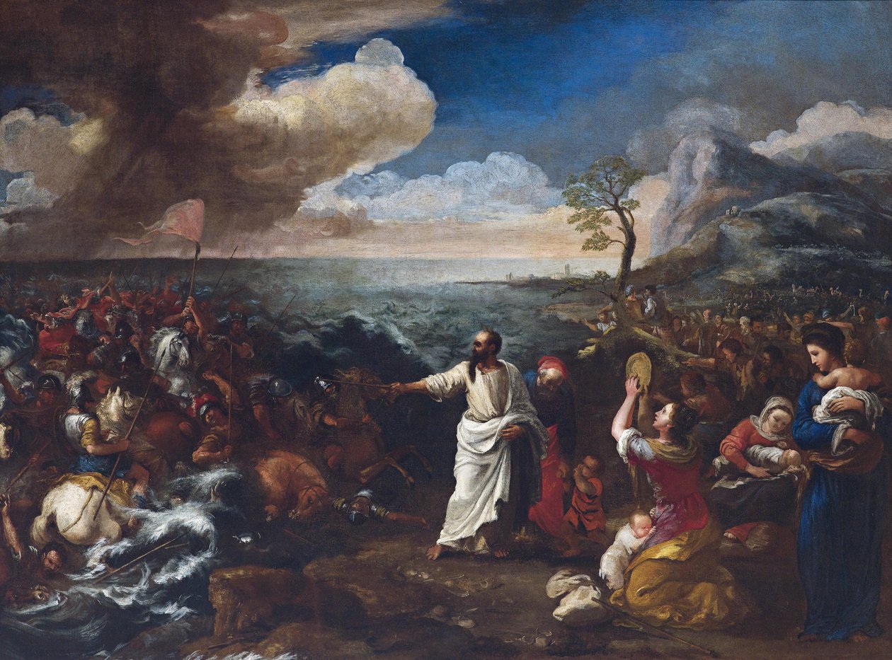 The Passage through the Red Sea by Jacques Courtois