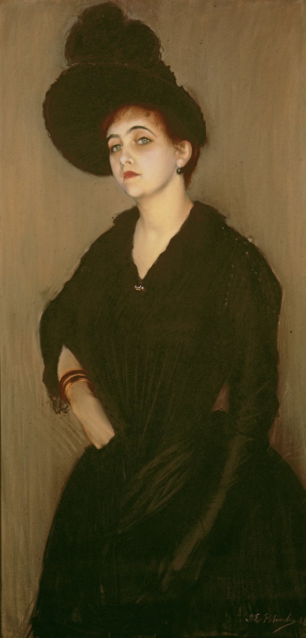 Portrait of Madame Vasnier by Jacques Emile Blanche