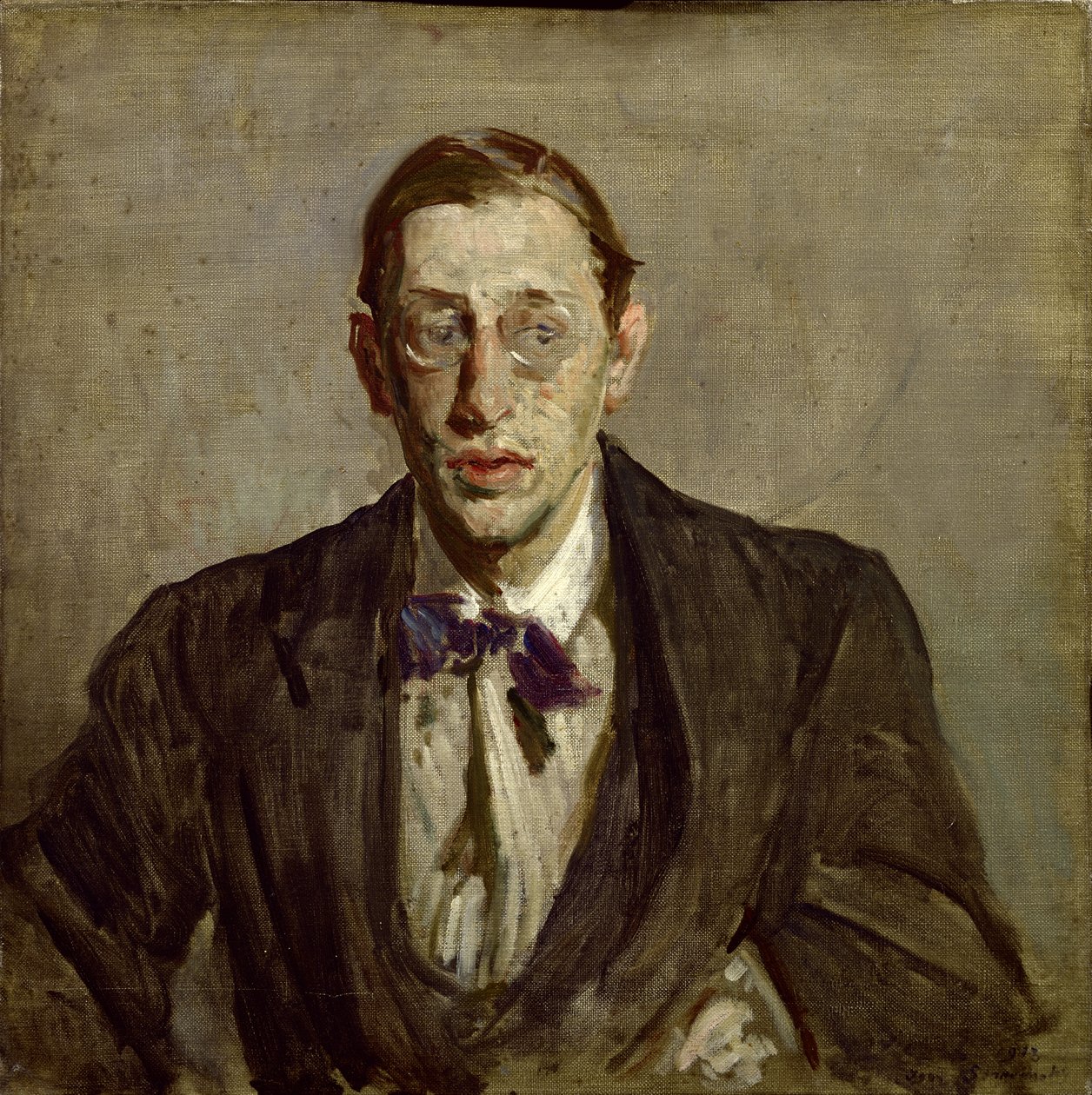 Study for a Portrait of Igor Stravinsky by Jacques Emile Blanche
