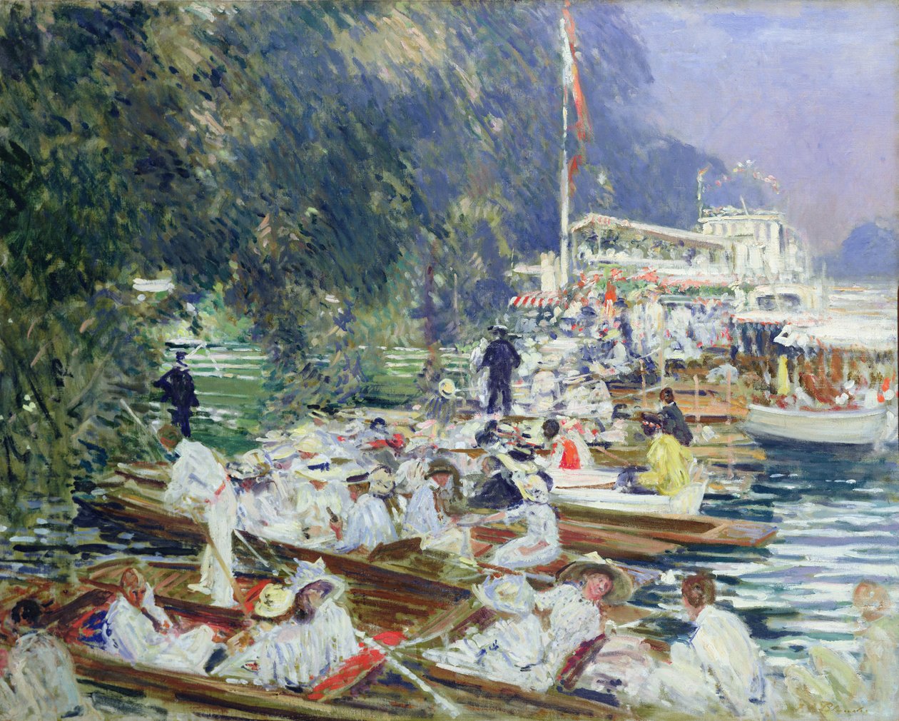 The Regatta by Jacques Emile Blanche