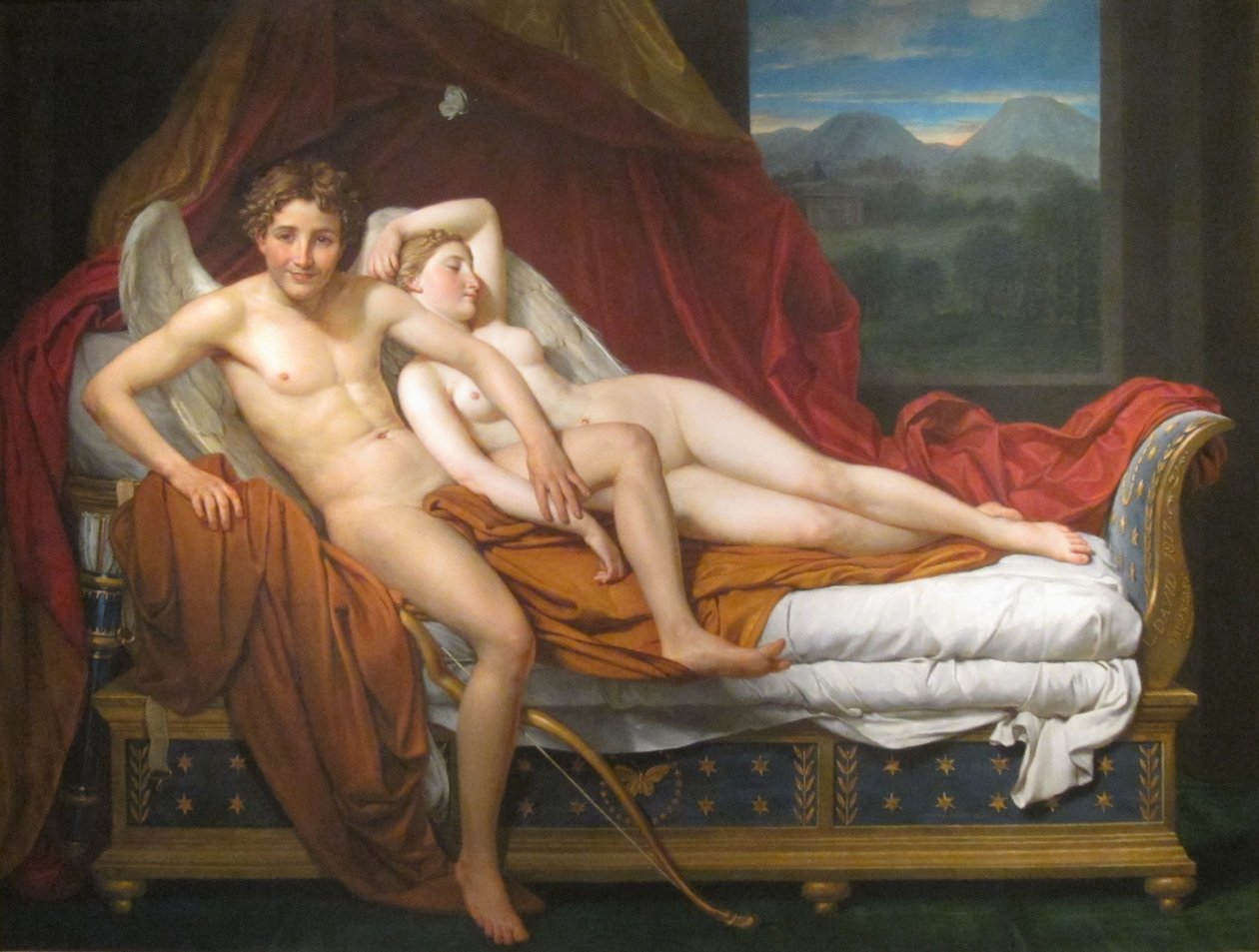 Cupid and Psyche by Jacques Louis David