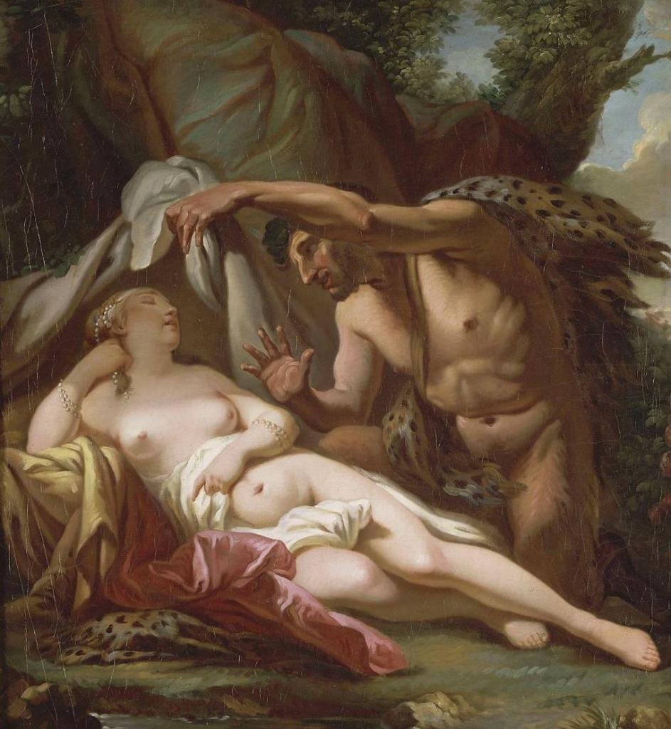 Jupiter and Antiope by Jacques Louis David