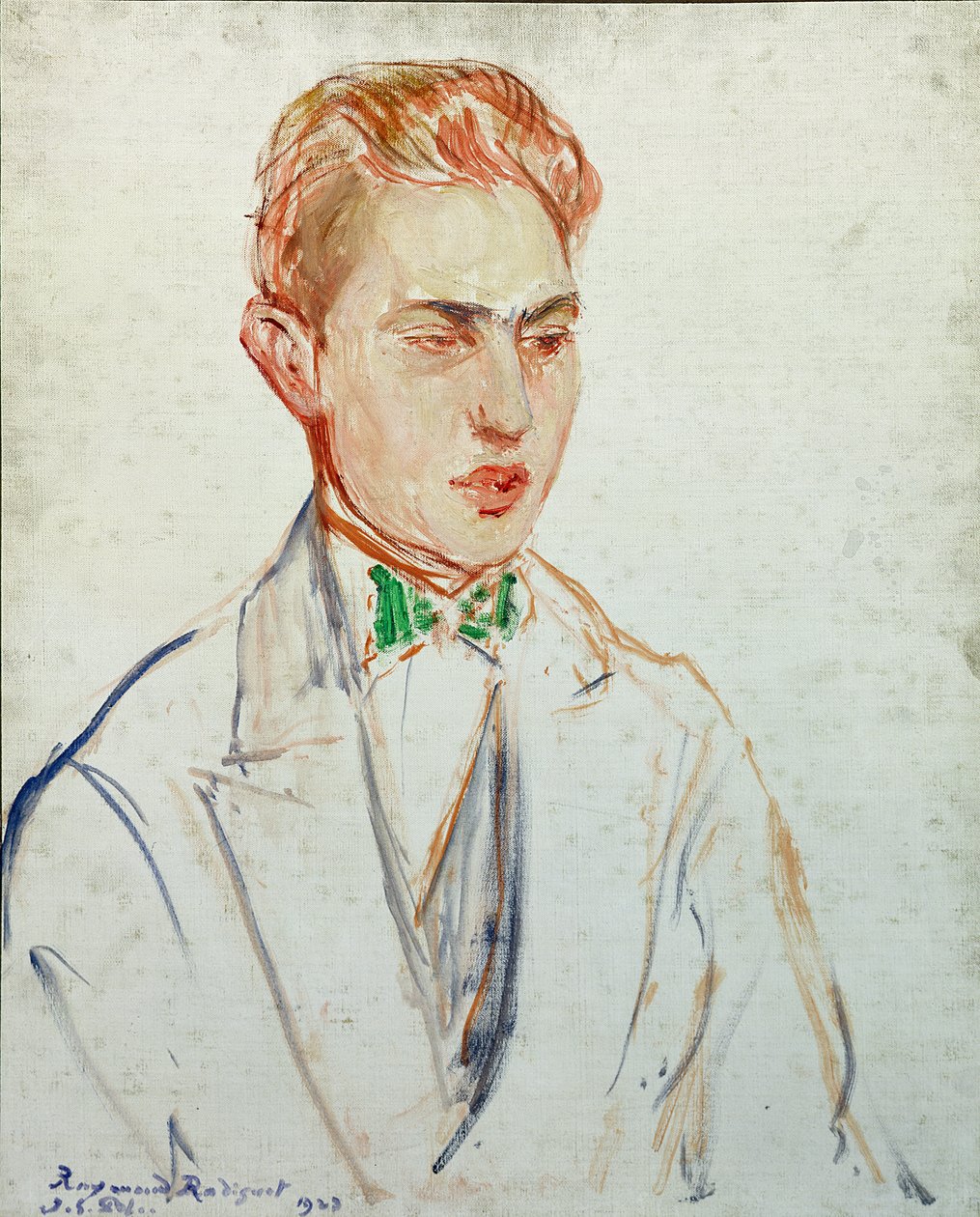 Study for a Portrait of Raymond Radiguet (1902-23) by Jacques Emile Blanche