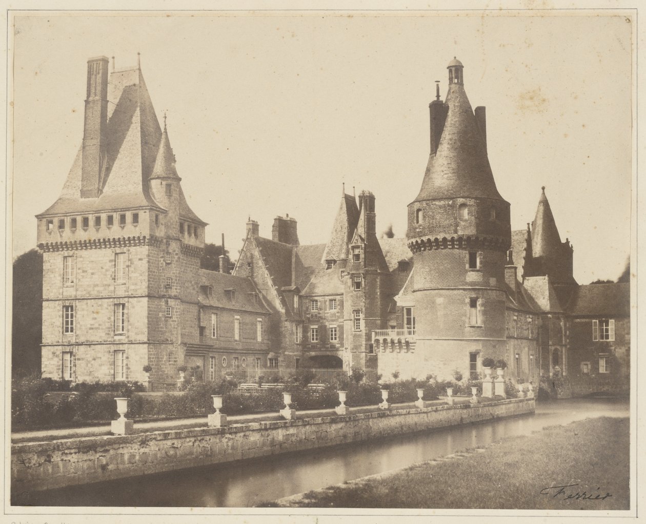 View of the Chateau de Maintenon by Jacques Alexandre Ferrier